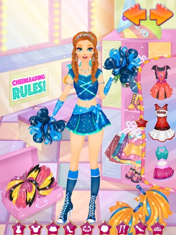 Cheerleader Makeover: Makeup & Dress Up Girl Games screenshot 4