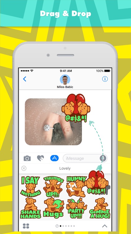 Lovely stickers by Milos Babic