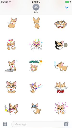 Puppy Corgi Animated Sticker(圖3)-速報App