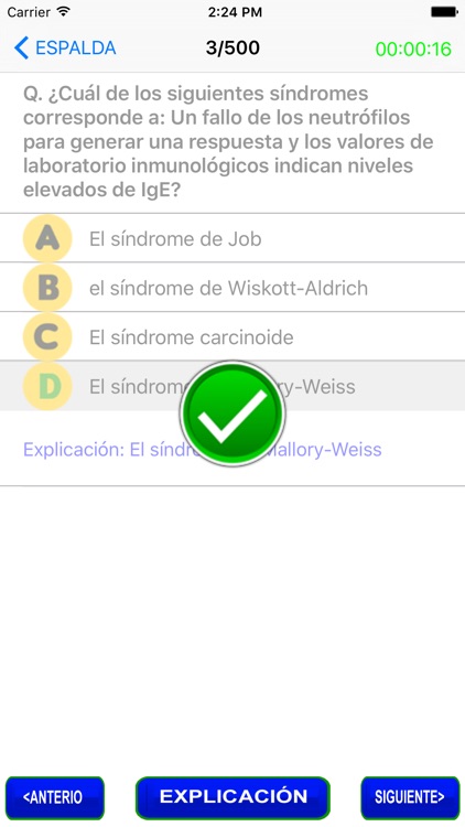 Preguntas de la Prueba de Práctica USMLE