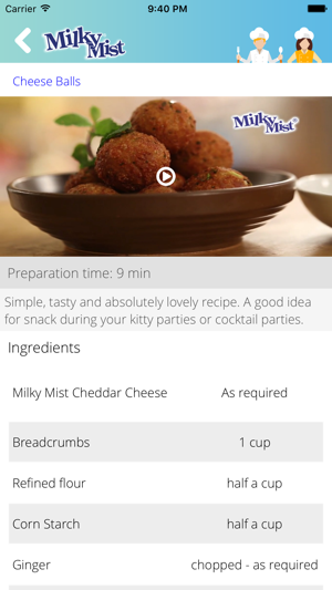 Milky Mist Dairy Food Recipe(圖4)-速報App