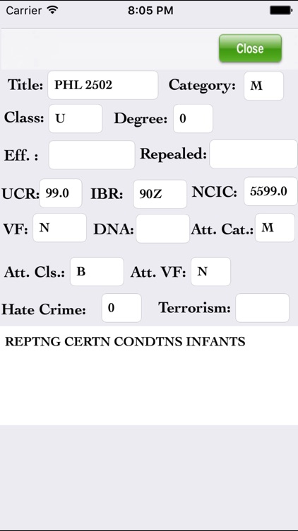 NY DCJS CODED LAW