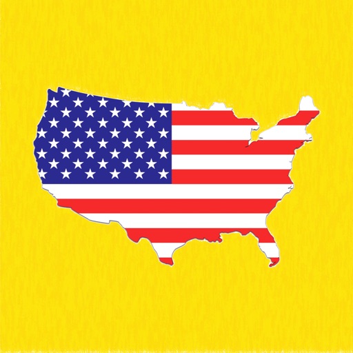 USA State Map iOS App
