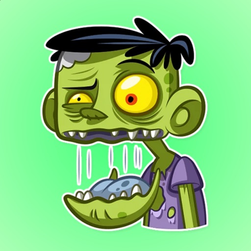 Funny Zombies Stickers iOS App