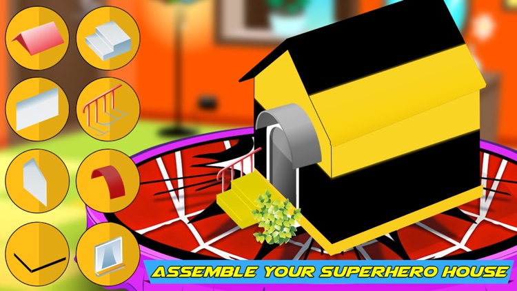 Super Hero House Maker - Create A Character Home screenshot-4