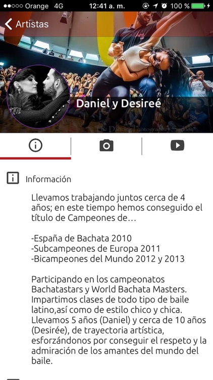 App oficial de Daniel & Desirée Bachatea