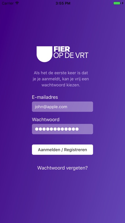 Fier op de VRT