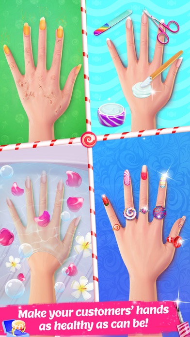 Candy Nail Art - Sweet Spa Fashion Game Screenshot 4