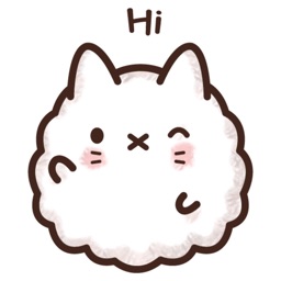 Popcorn Cat stickers by Domz Agsaway