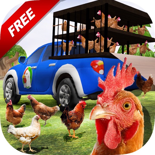 Farm Chicken - Delivery Truck Driver 3D iOS App