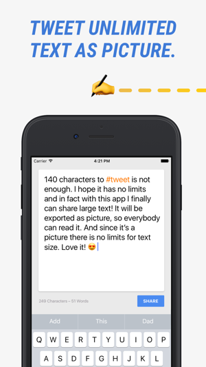 140 Not Enough: Text to Photo Generator(圖1)-速報App