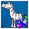 Tap Zebra Paint Game For Kid