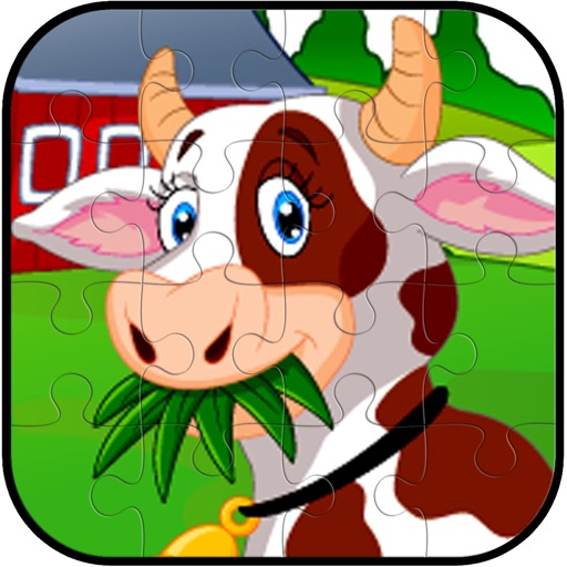 Farm Animal Jigsaw Puzzle Fun Free Game For Kids icon