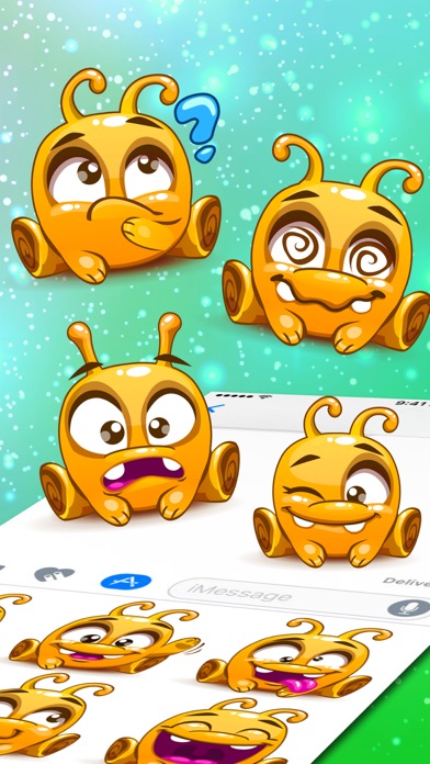 Baby Monster Cute Stickers screenshot 1
