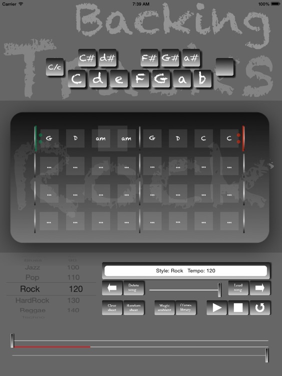 Rock Backing Tracks Creator Pro screenshot-3