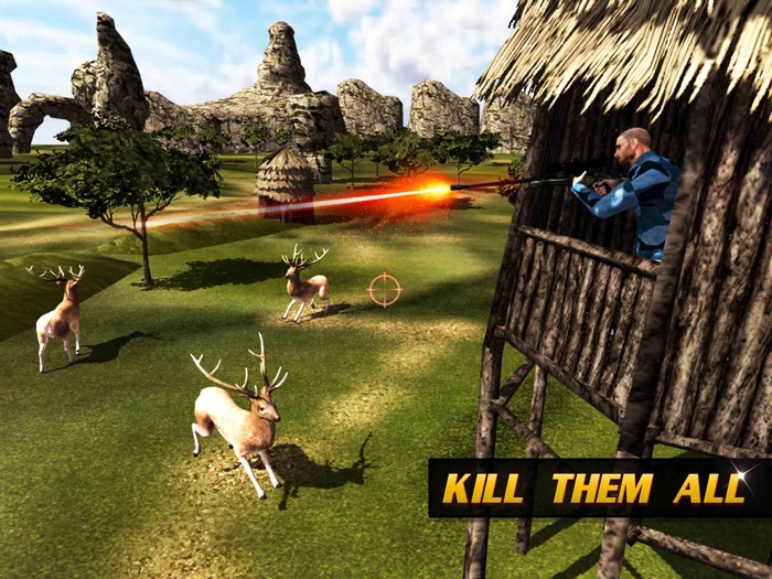 americano Caçador Caçando Veado Simulador Jogos
