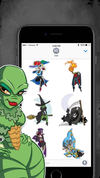 Monster Pin-up Stickers
