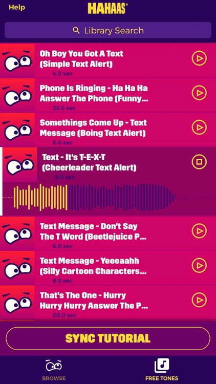 World's Funniest Ringtones®& Free Text Alert Tones screenshot-4