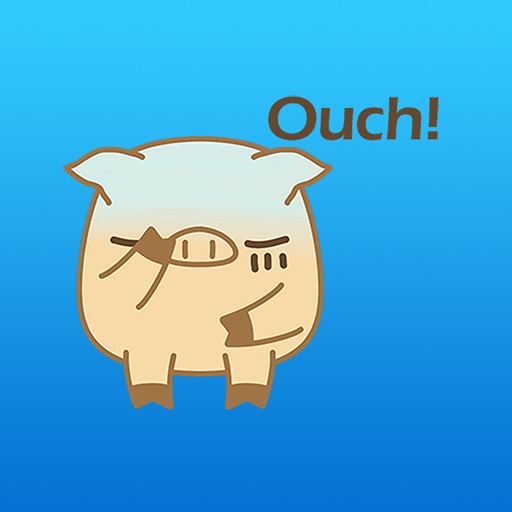 Finn The Funny Pig Brother Stickers icon