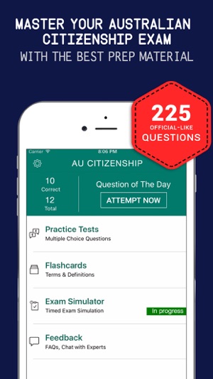 Australian Citizenship Practice Exam Pre