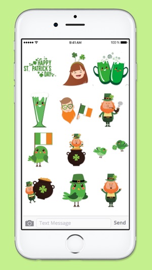 Cute St Patricks Day Sticker Pack(圖5)-速報App