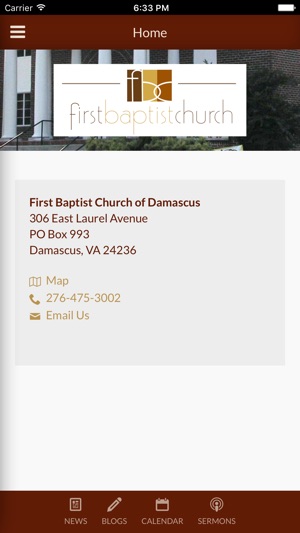 FBC Damascus - Damascus, VA(圖1)-速報App