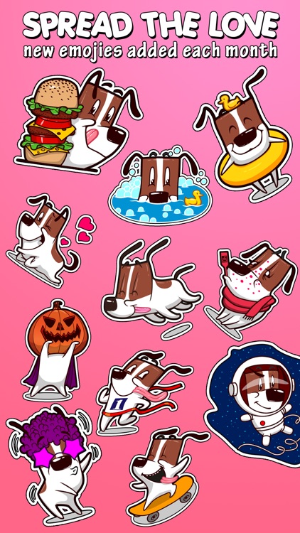 Puppy Moji - Cool Dog Emoji Stickers