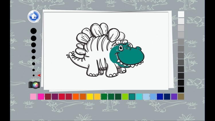 Coloring Book - T rex Dinosaur Kids Learn To Paint screenshot-4