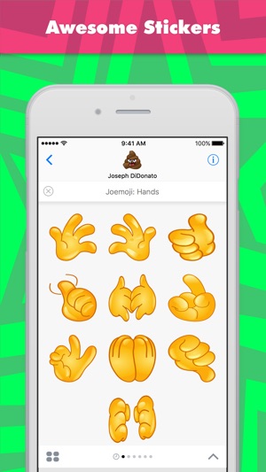 Joemoji: Hands stickers by Joemoji