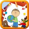 Kids Game Earth Coloring Version