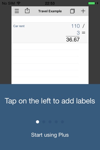 Plus - smart calculator with innovative sheets screenshot 3