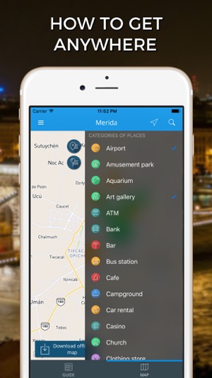 Merida Travel Guide with Maps(圖3)-速報App