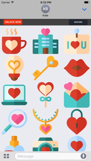 Valentine's Emoji FREE - Love Stickers for Couples(圖4)-速報App