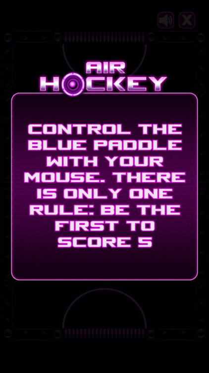 Air Hockey - Glow Stars Neon Light Touch Hockey