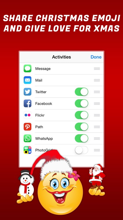 Flirty Christmas Emojis screenshot-4