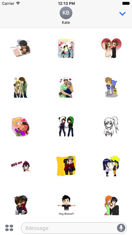 Valentine Romance Sticker for iMessage screenshot-3