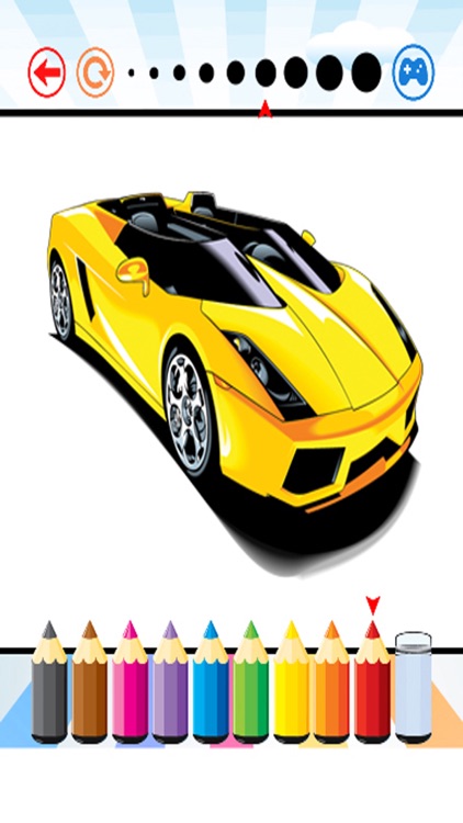 Race Cars Coloring Book - Activities for Kid