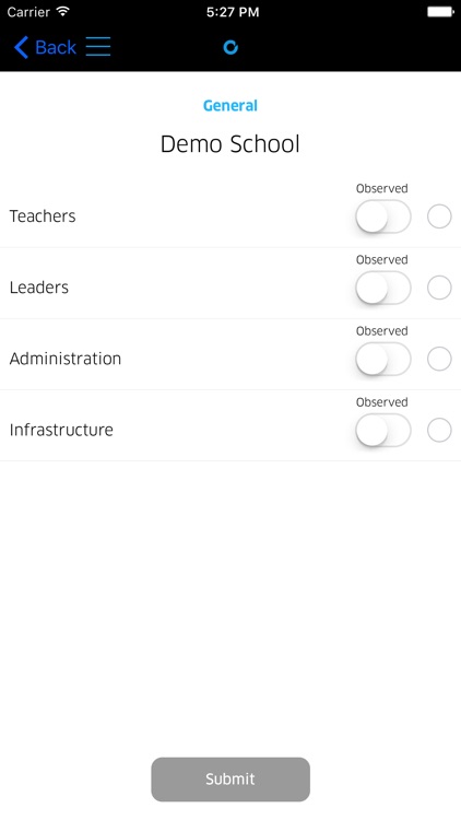 TEP App – Tracking Excellence and Progress