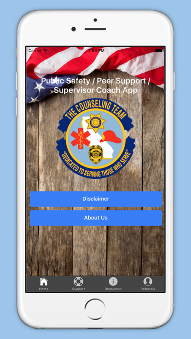 Screenshot #1 pour Public Safety Peer Support/Supervisor Coach