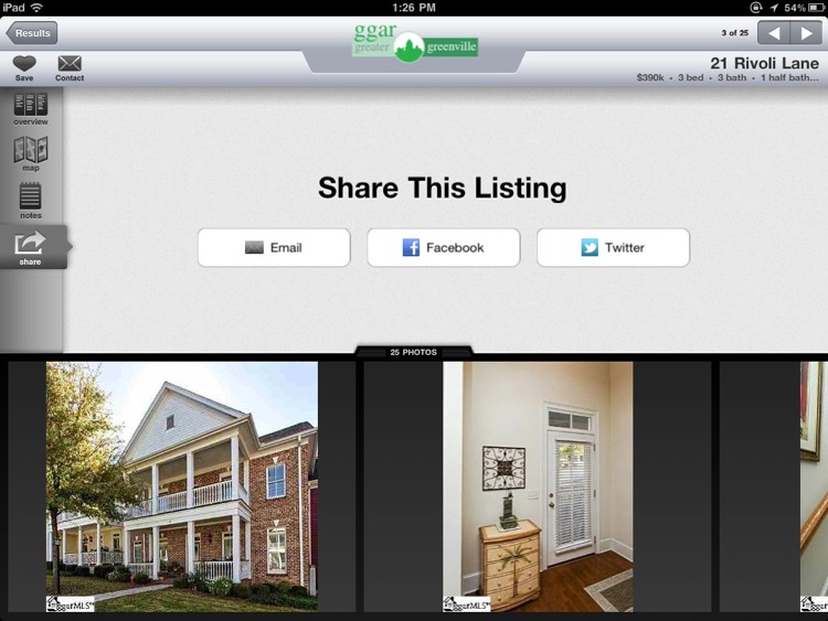 Greater Greenville SC Mobile Real Estate for iPad screenshot-4