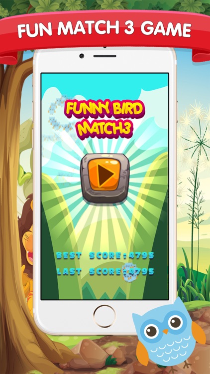 Funny Bird - Match 3 Game HD