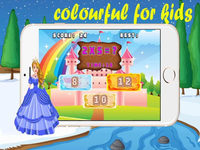Princess mathematics challenge quizzes games