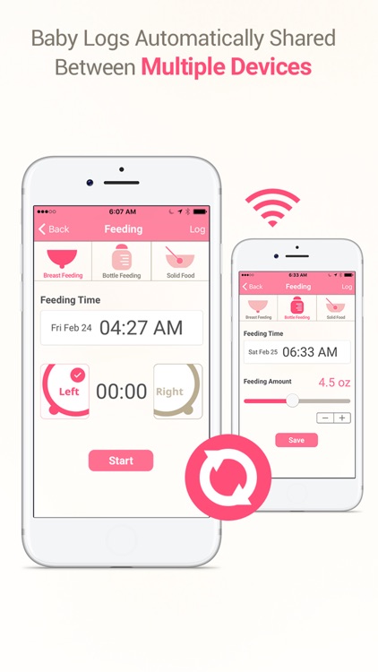 MammaBaby - Breast feeding App & Baby Log Tracker