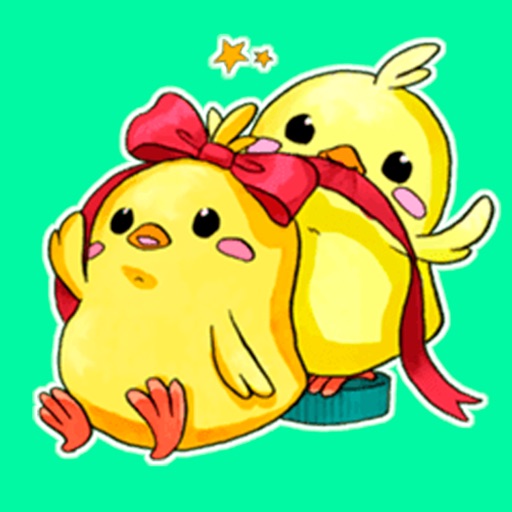 Yellow Chicken Stickers!