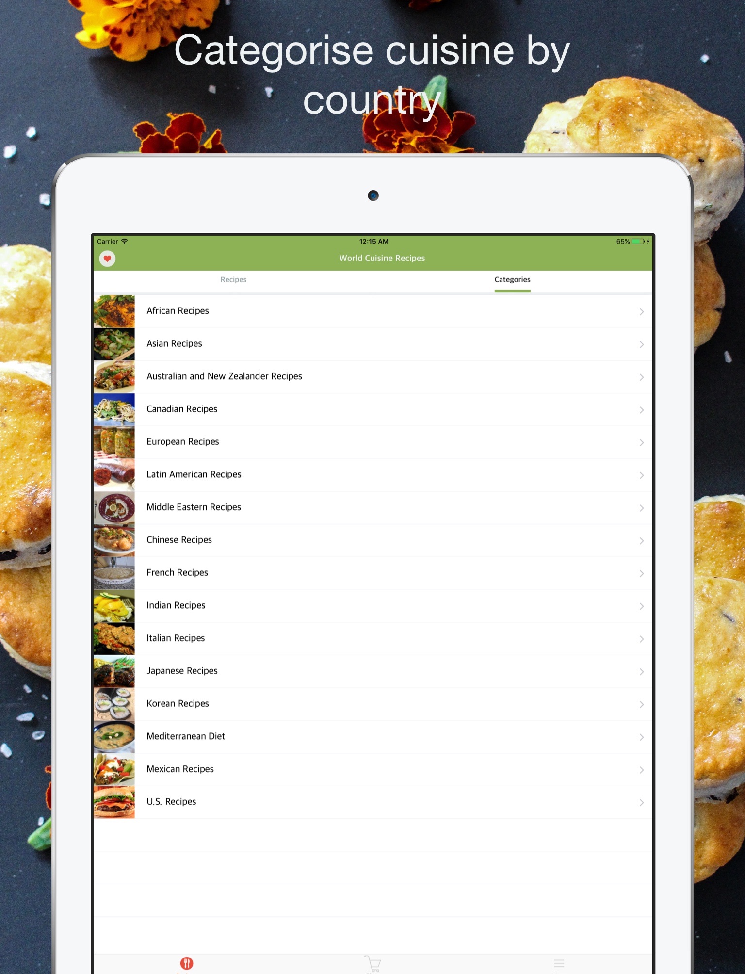 World Cuisines - Discover Cooking Recipes screenshot 3