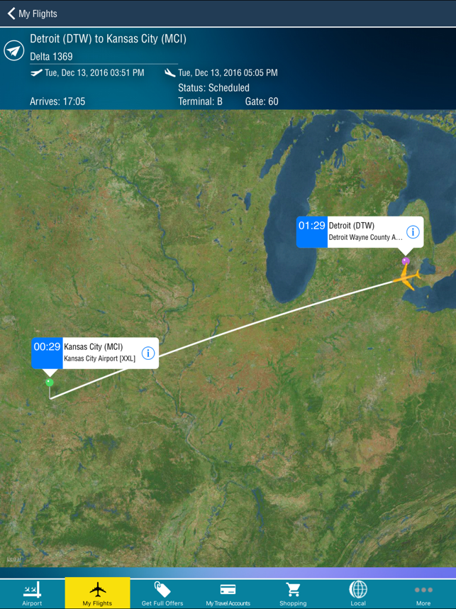 Kansas City Airport Pro (MCI) + Flight Tracker HD(圖2)-速報App