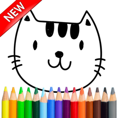 Activities of Cute Cat Kitten Kids Girl Coloring Book Pages