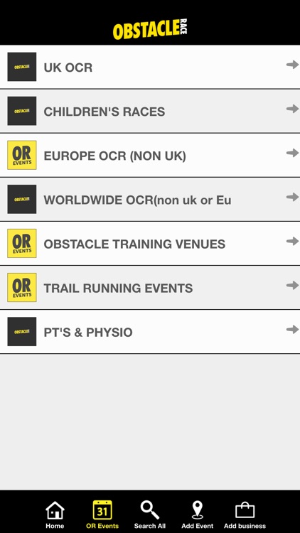 OBSTACLE RACE MAGAZINE EVENTS