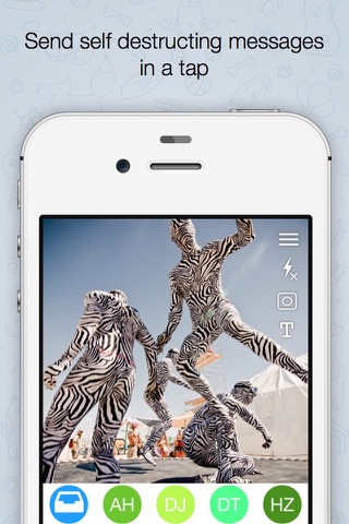 Quikchat Photo & Video camera Messenger screenshot 3