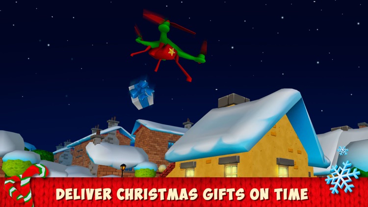 Christmas Cartoon Quadcopter Drone Simulator